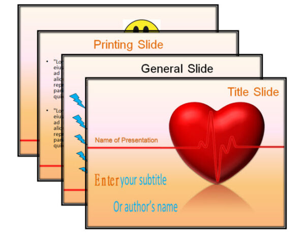 Animated Heart PPT Template