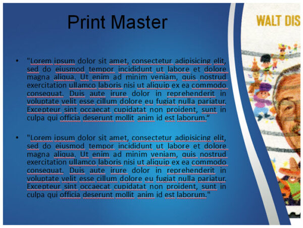 Walt Disney Powerpoint Template - Image 3