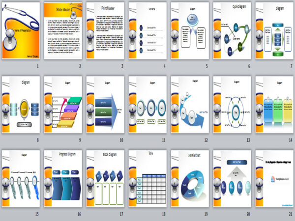 Stethoscope PowerPoint Template - Image 4