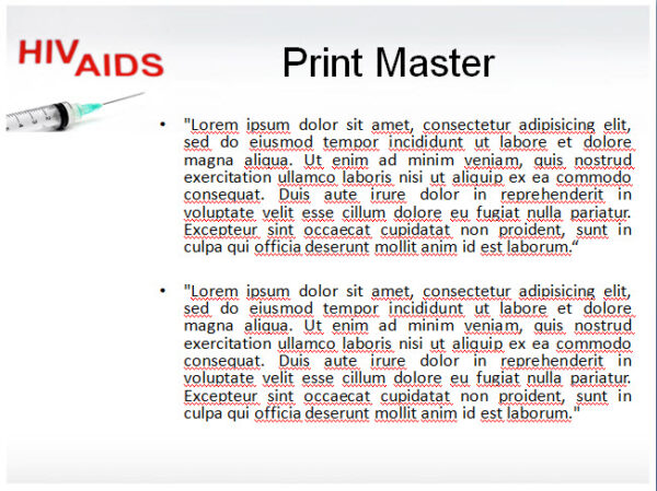 HIV Aids PowerPoint Template - Image 3