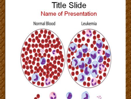 Leukemia Blood Cells PowerPoint Template