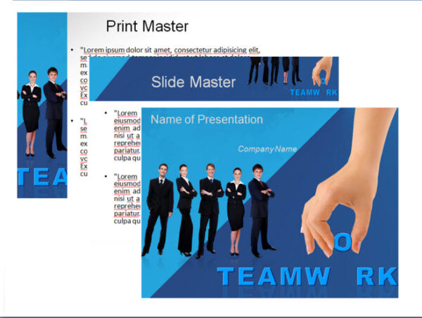 Teamwork ppt template