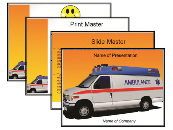 Medical Rescue Ambulance PPT Template